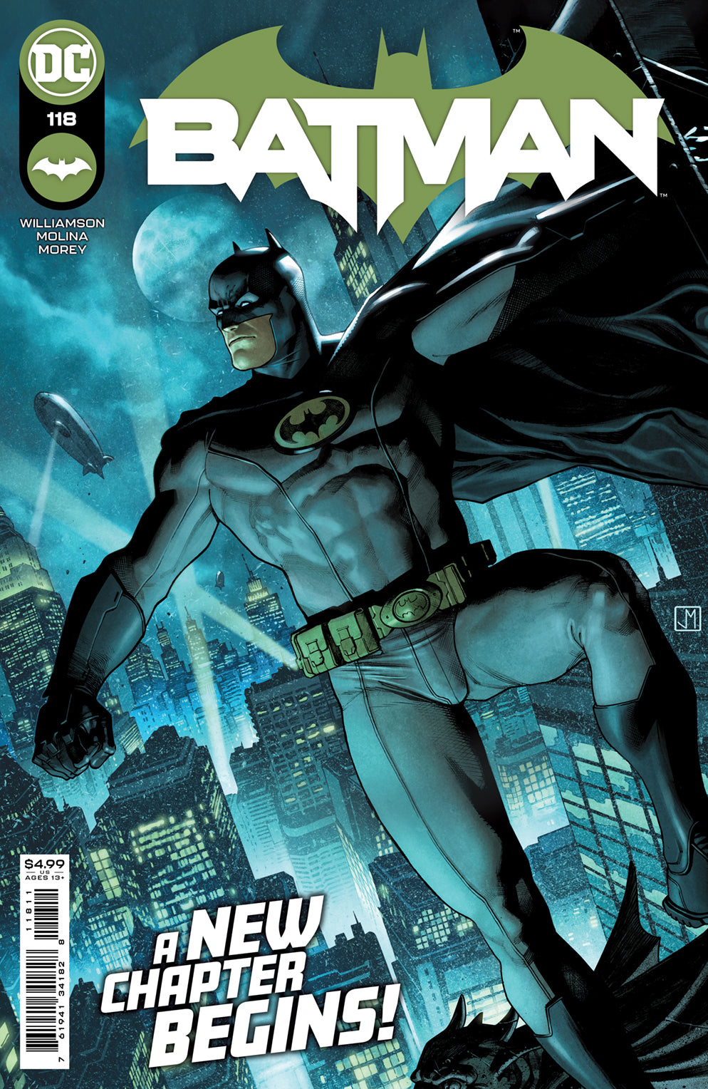 BATMAN #118 CVR A JORGE MOLINA 2021 Batman DC COMICS