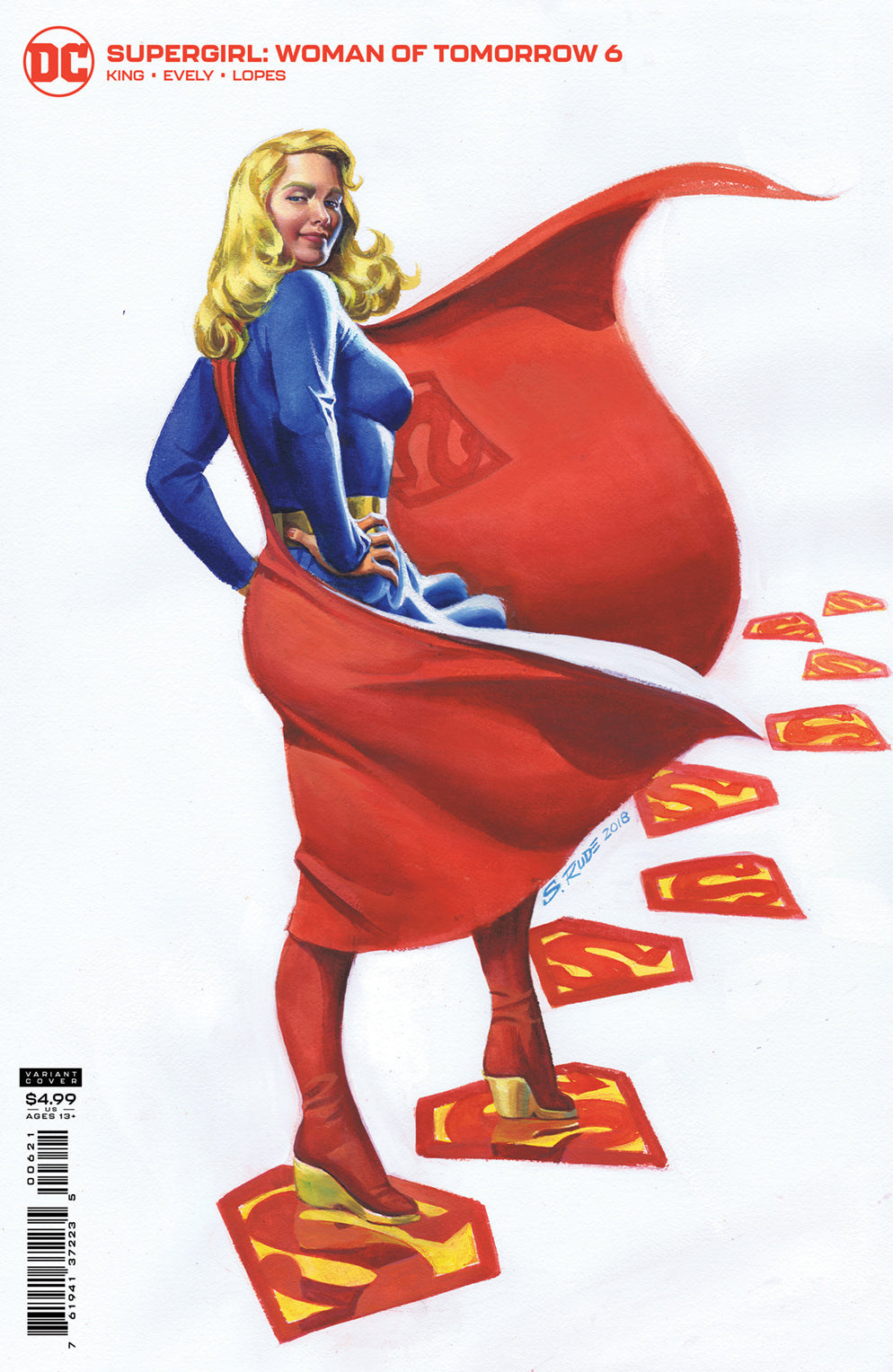 SUPERGIRL WOMAN OF TOMORROW #6 (OF 8) CVR B STEVE RUDE VARIANT 2021 Supergirl DC COMICS