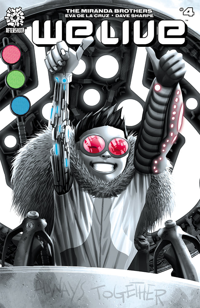 WE LIVE #4 2ND PRINT VARIANT 2021 AFTERSHOCK COMICS