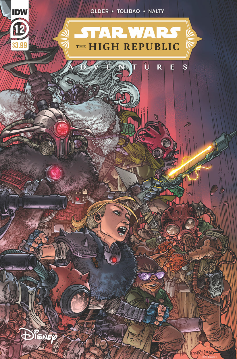 STAR WARS HIGH REPUBLIC ADVENTURES #12 CVR A TOLIBAO 2022 Star Wars High Republic Adventures IDW PUBLISHING