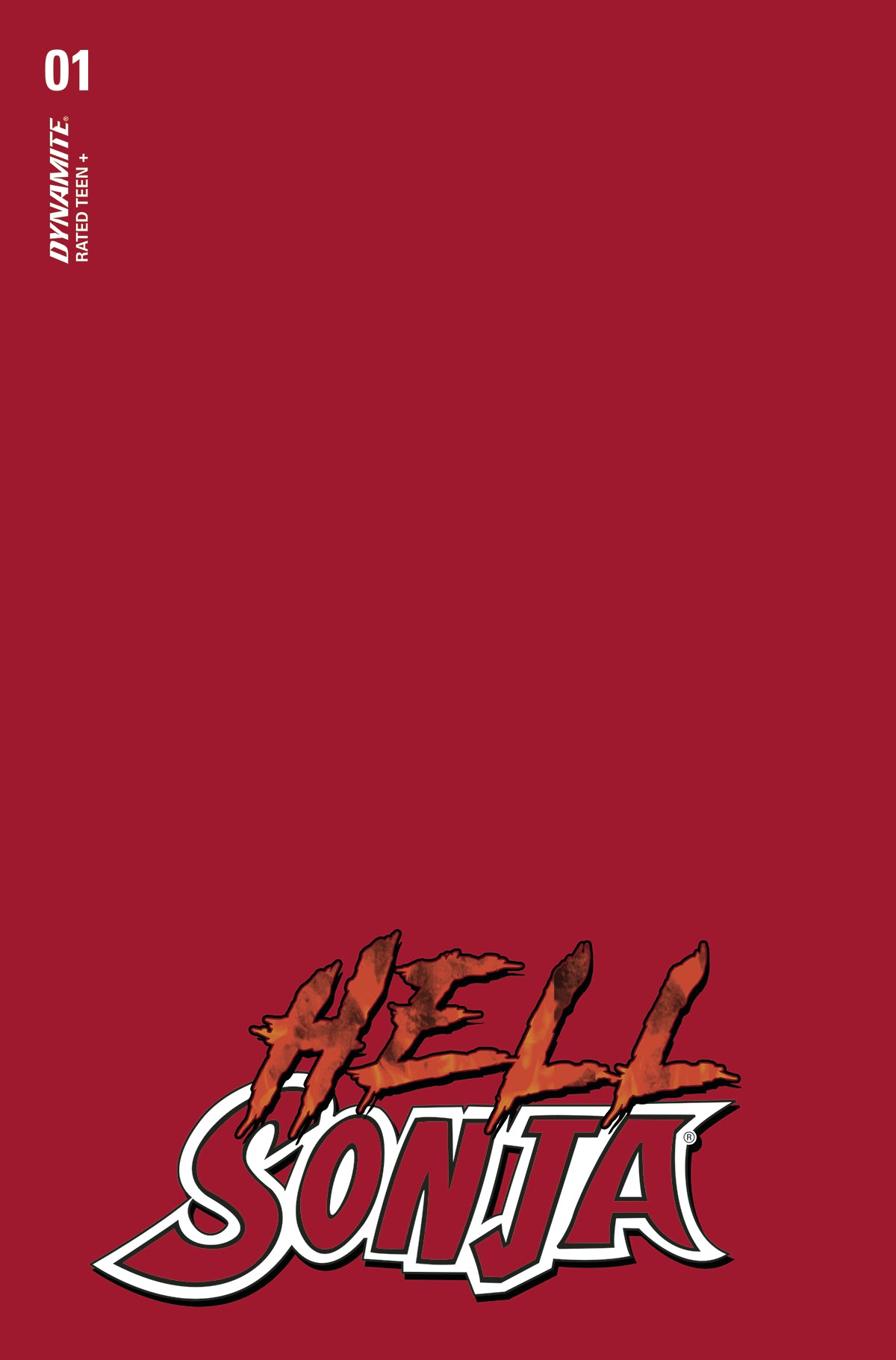 HELL SONJA #1 CVR F AUTHENTIX VARIANT 2022 Red Sonja DYNAMITE