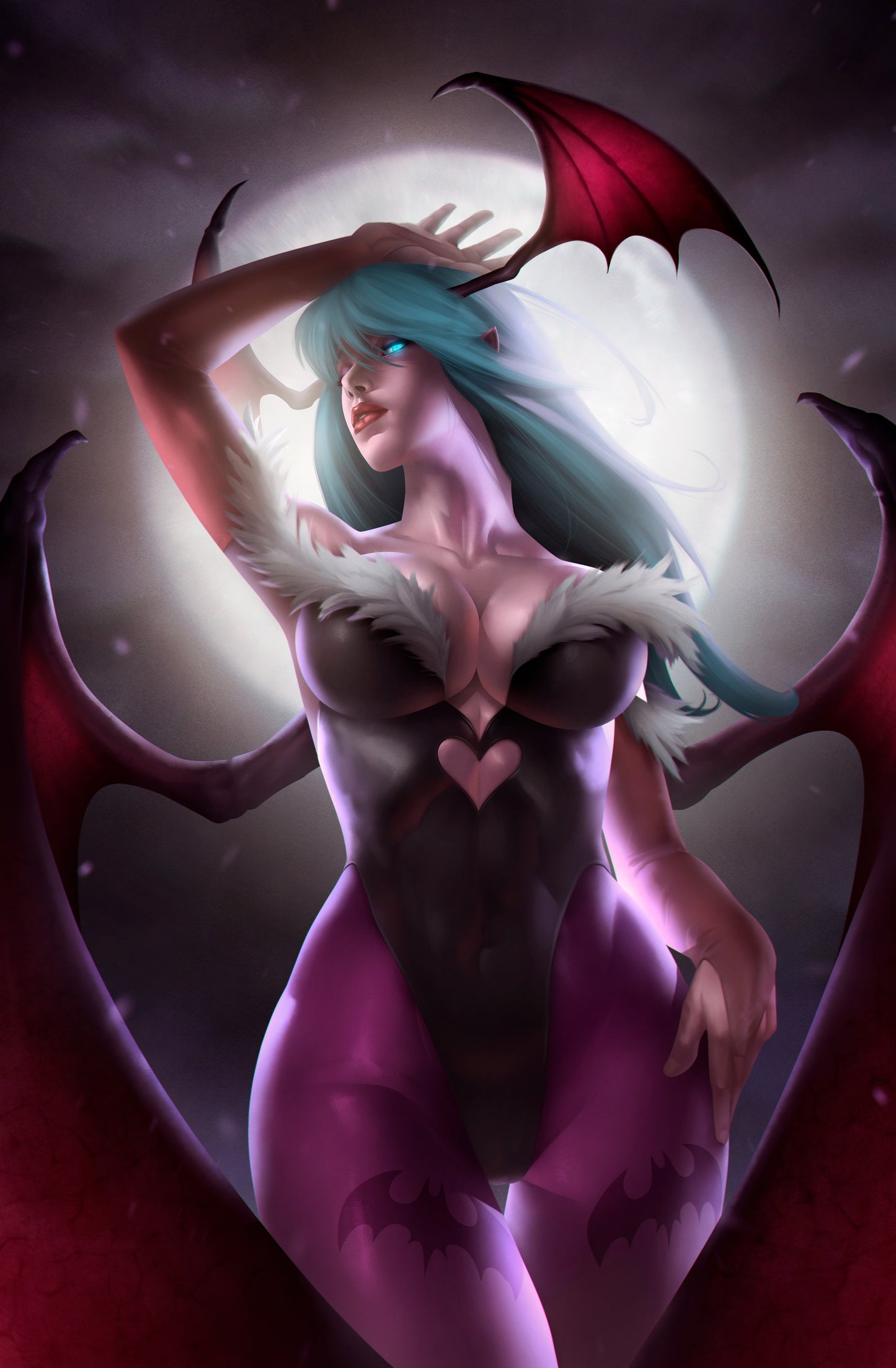 DARKSTALKERS MORRIGAN #1 SSCO GASTON ZUBELDIA MORRIGAN VIRGIN VARIANT 2022 comic book UDON ENTERTAINMENT INC