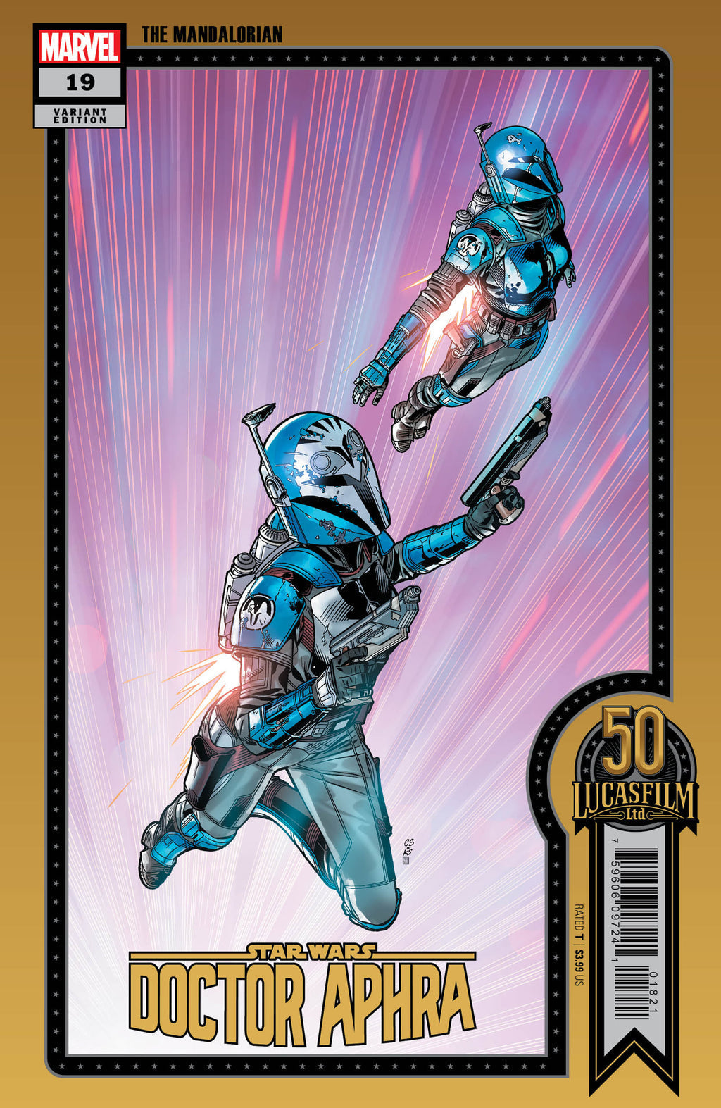 STAR WARS DOCTOR APHRA #19 SPROUSE LUCASFILM 50TH VARIANT 2022 Star Wars Doctor Aphra MARVEL PRH