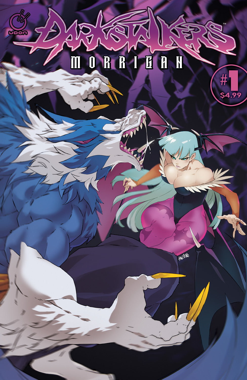 DARKSTALKERS MORRIGAN #1 CVR B STEINBACH 2022 Darkstalkers UDON ENTERTAINMENT INC