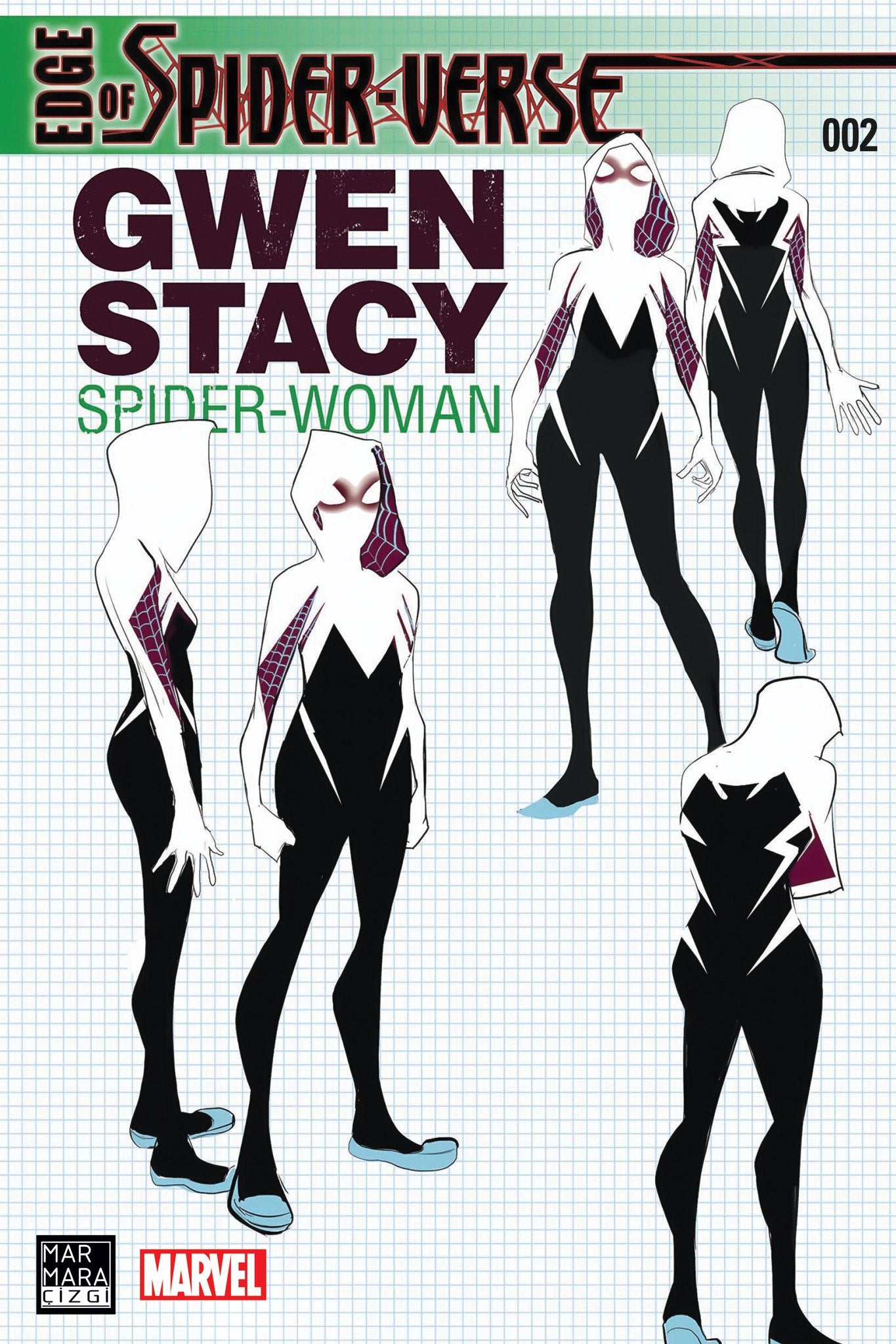 EDGE OF SPIDER-VERSE #2 (1ST APP SPIDER-GWEN) DESIGN VARIANT TURKISH EDITION (LTD 300) International Edition MARVEL COMICS
