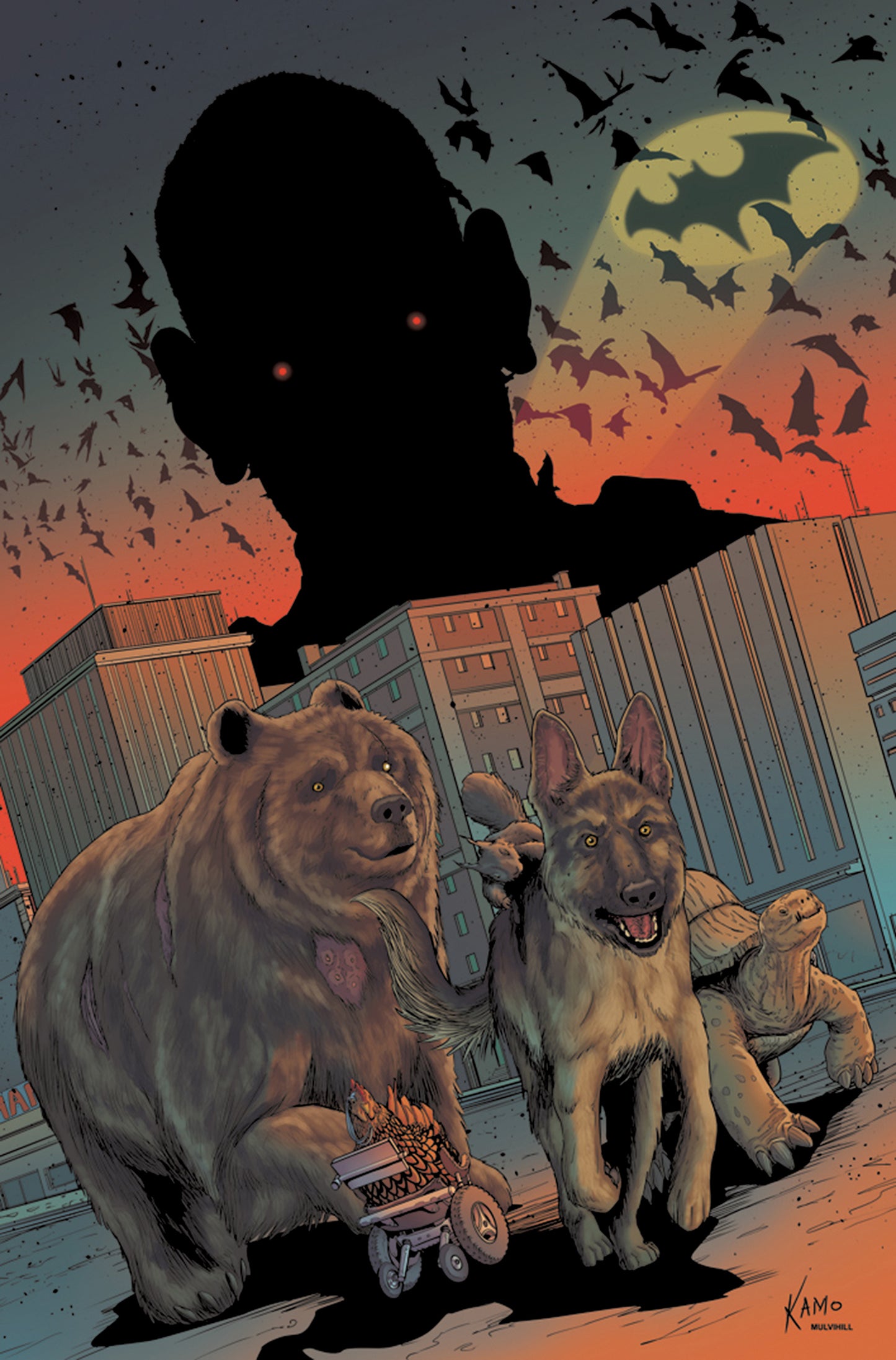 BATMAN URBAN LEGENDS #13 CVR B KARL MOSTERT & TRISH MULVIHILL VARIANT 2022 Batman Urban Legends DC COMICS