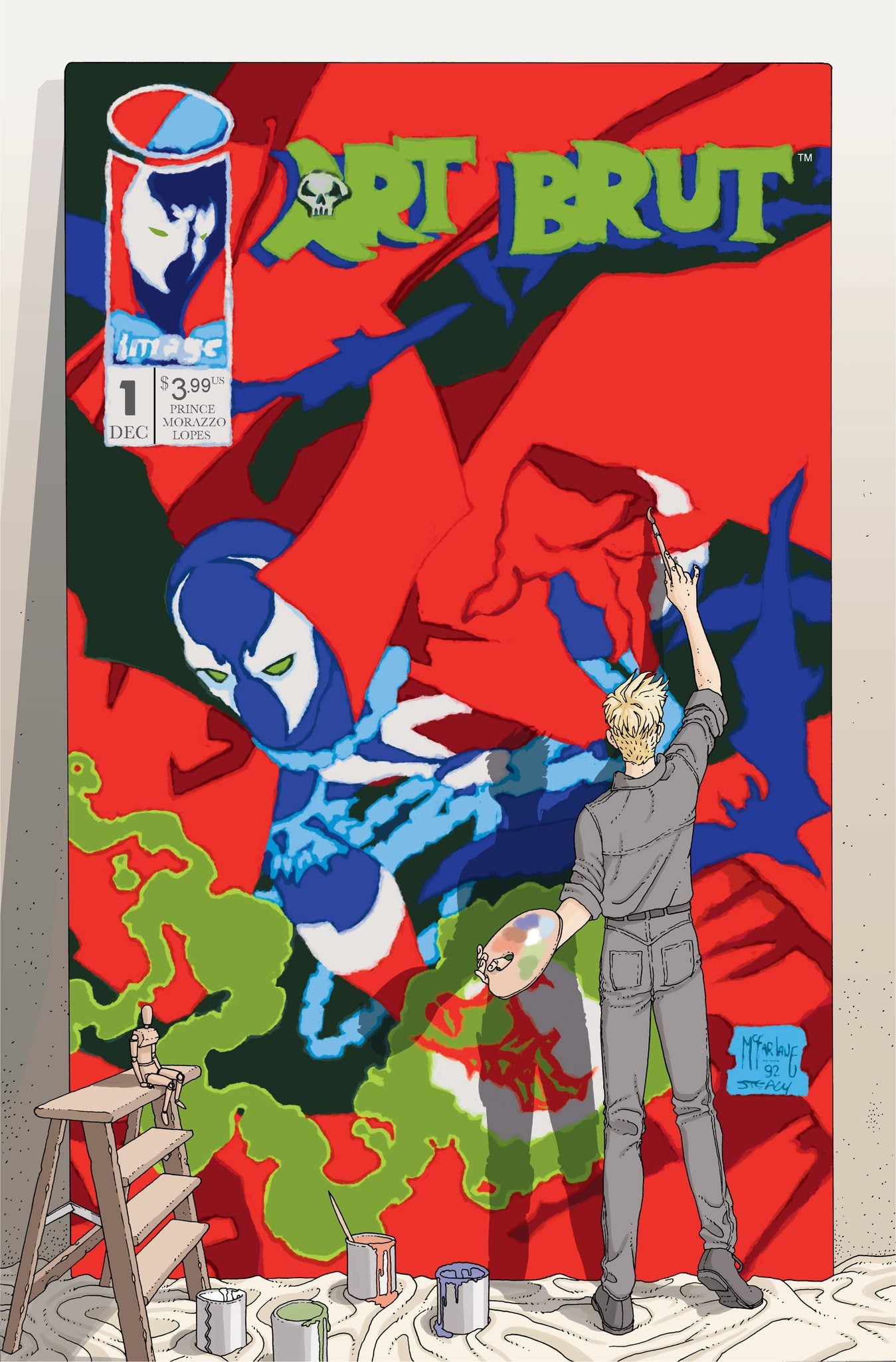 ART BRUT #1 SPAWN VARIANT (MR) 2022 Art Brut IMAGE COMICS