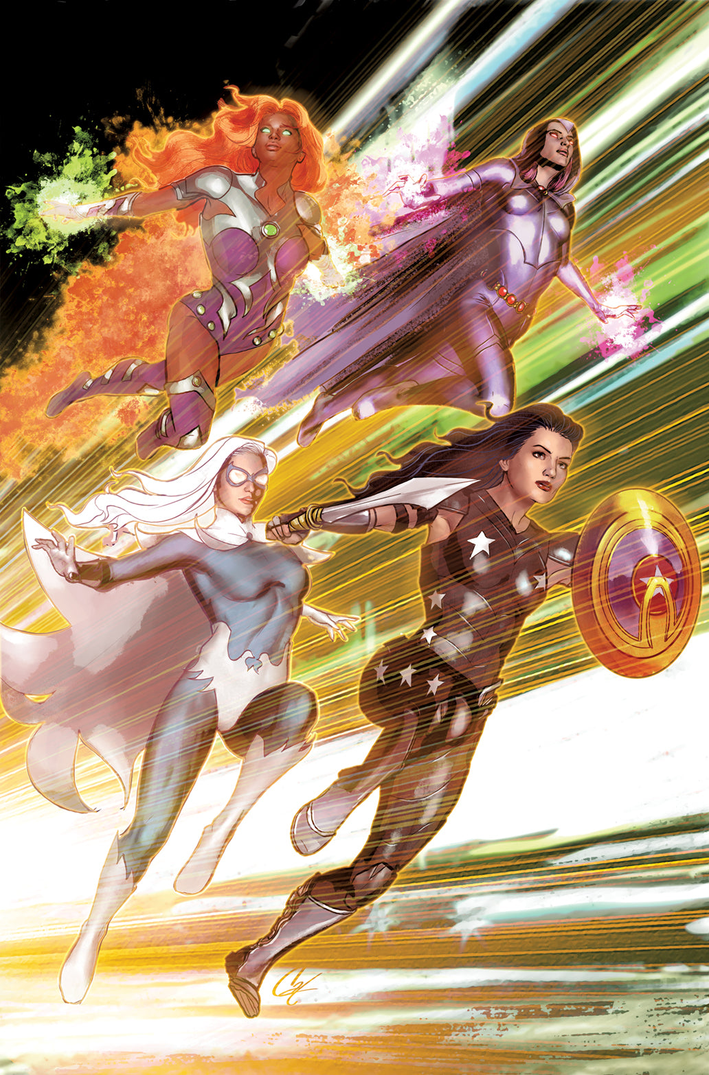 TITANS UNITED #7 (OF 7) CVR C CAT STAGGS INTERNATIONAL WOMENS DAY CARD STOCK VARIANT 2022 Titans DC COMICS