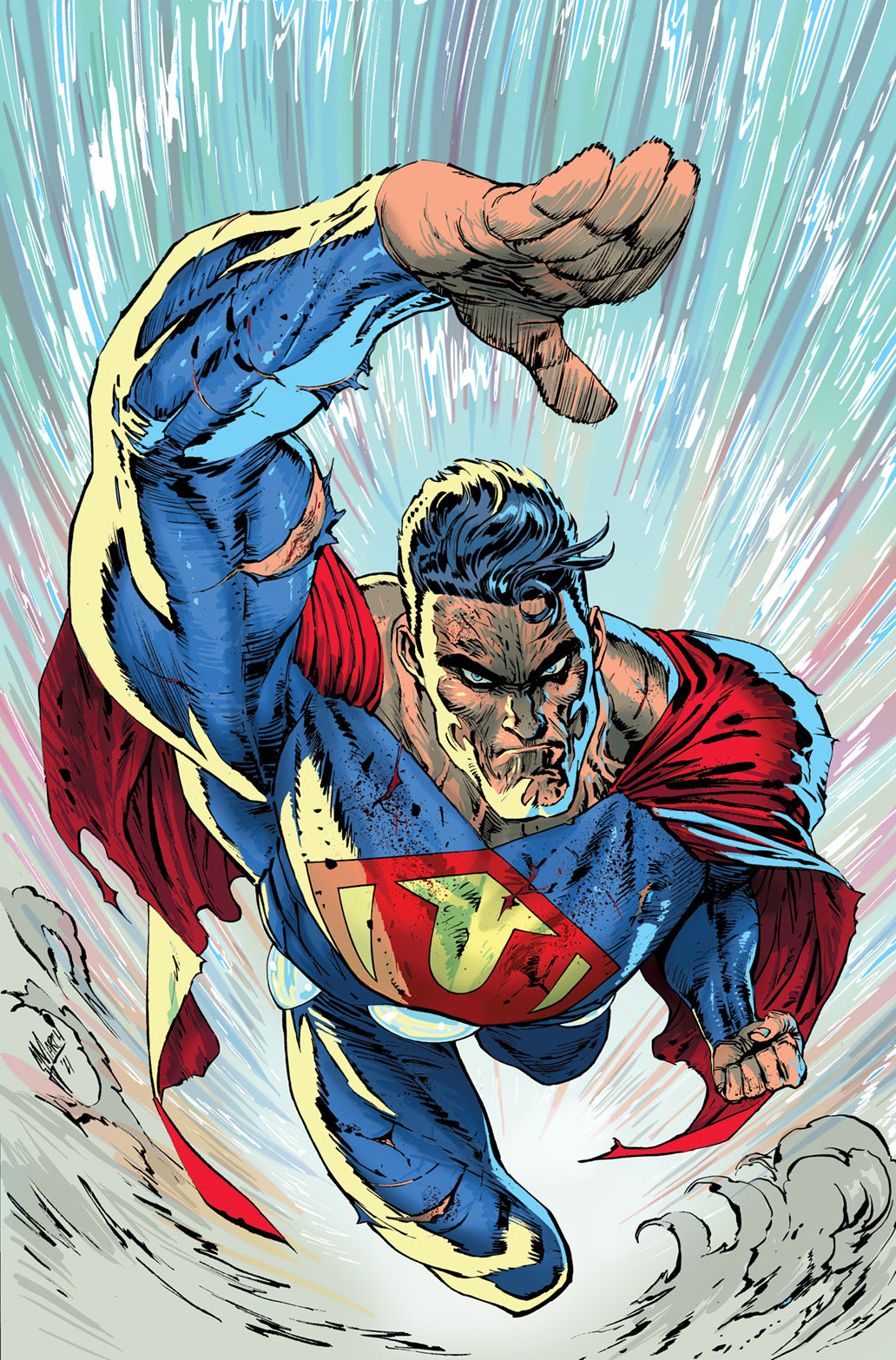 WAR FOR EARTH-3 #1 (OF 2) CVR B GLEB MELNIKOV CARD STOCK VARIANT 2022 Superman DC COMICS