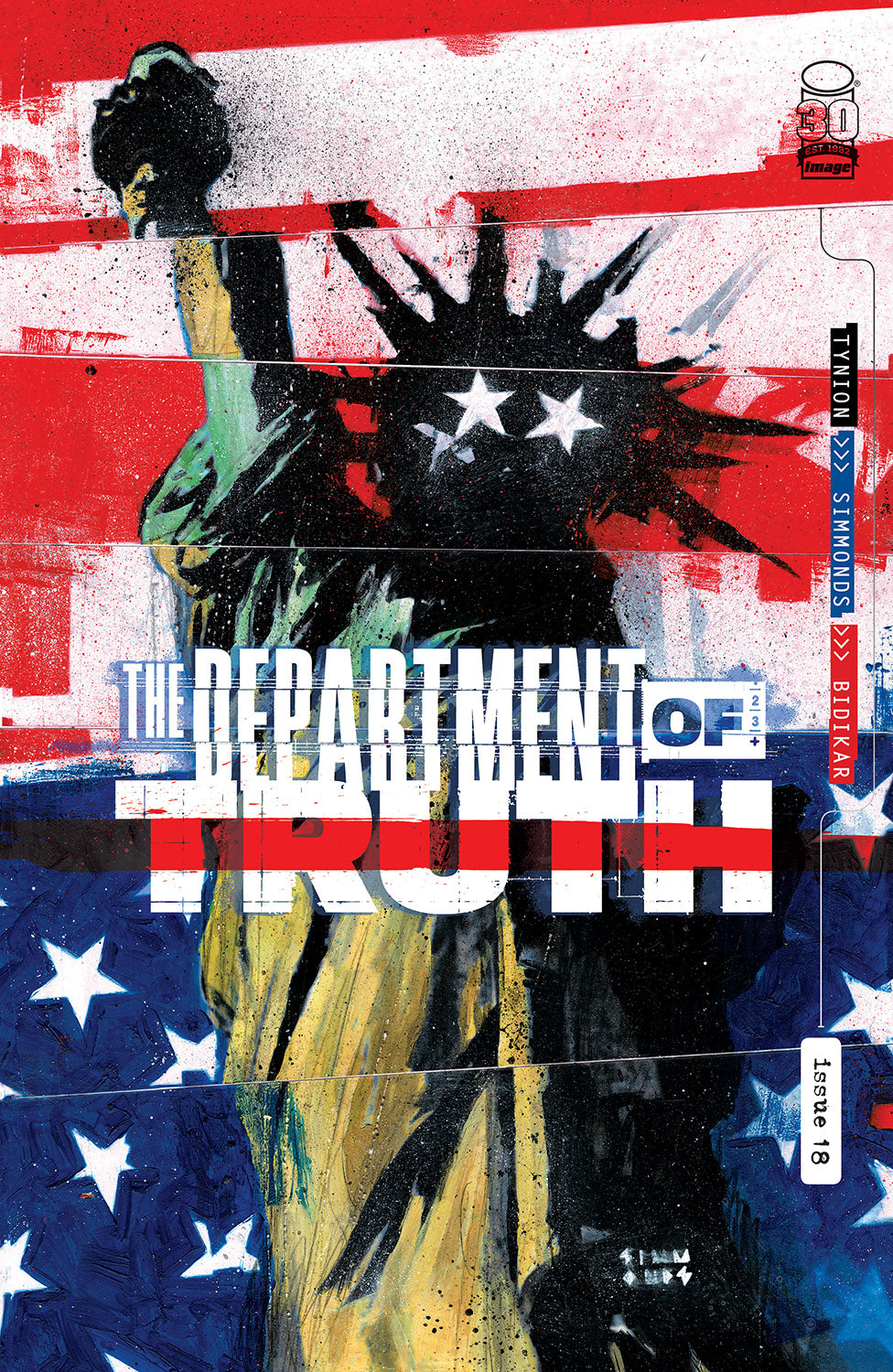 DEPARTMENT OF TRUTH #18 CVR A SIMMONDS (MR) 2022 Department of Truth IMAGE COMICS