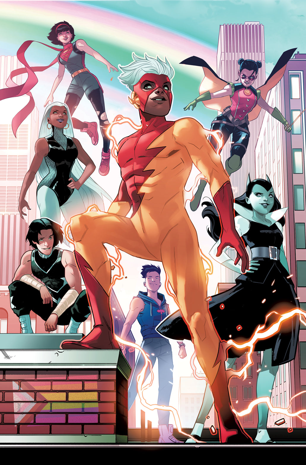 MULTIVERSITY TEEN JUSTICE #1 (OF 6) CVR C STEPHEN BYRNE PRIDE MONTH CARD STOCK VARIANT 2022 comic book DC COMICS