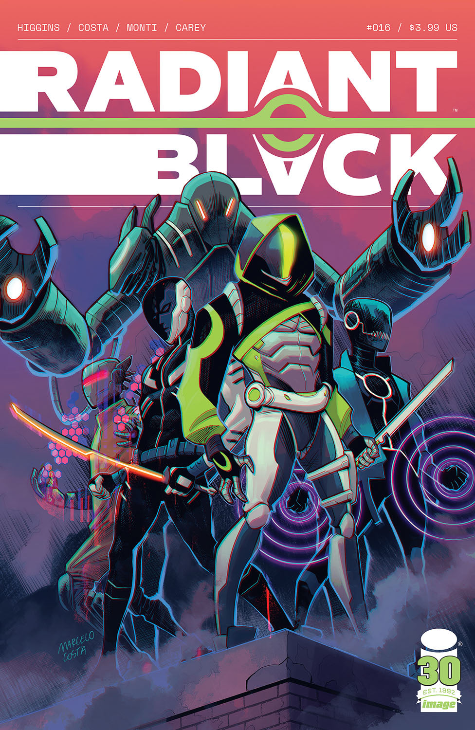 RADIANT BLACK #16 CVR A COSTA 2022 Radiant Black IMAGE COMICS