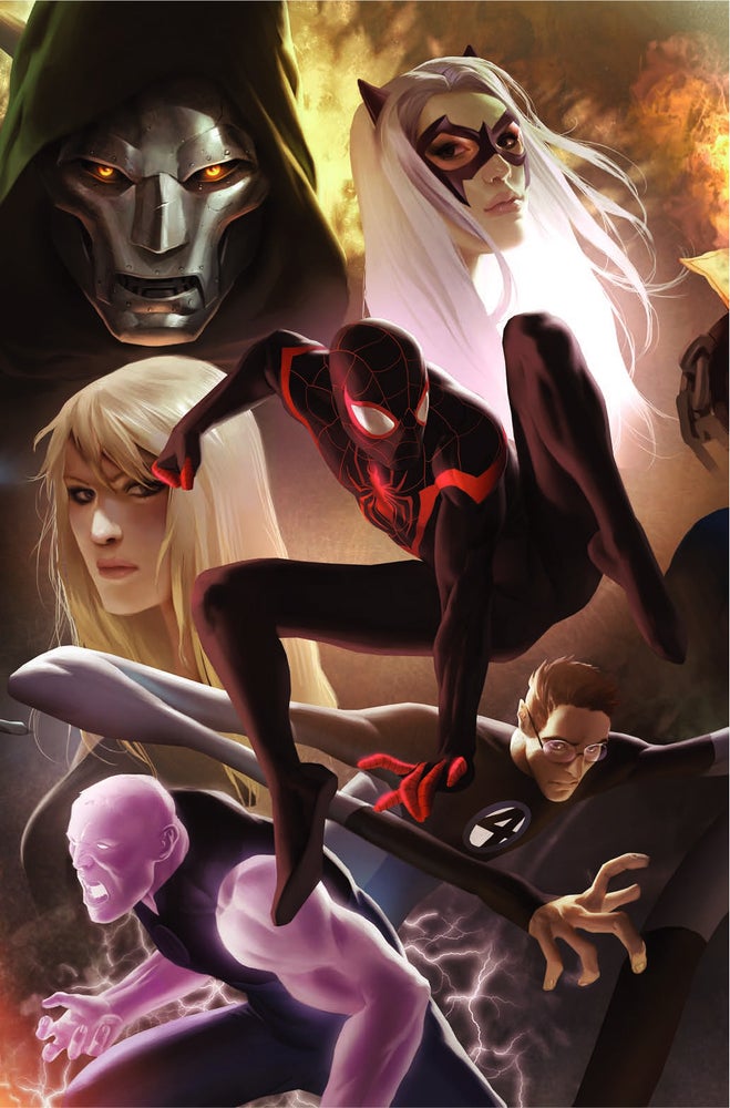 ULTIMATE COMICS FALLOUT #4 DJURDJEVIC VIRGIN FACSIMILE EDITION EXCLUSIVE VARIANT 2021 (1ST APP MILES MORALES) Spider-Man MARVEL COMICS