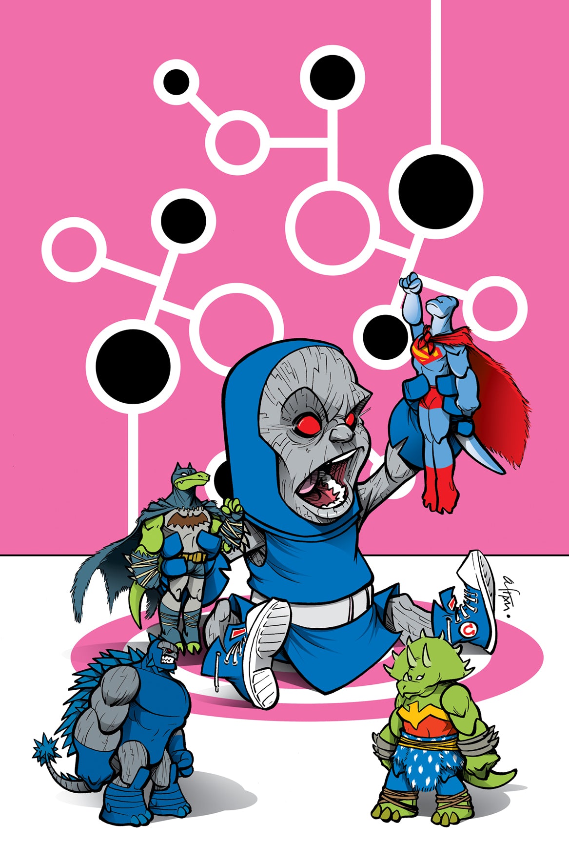 JURASSIC LEAGUE #3 (OF 6) CVR B GUSTAVO DUARTE CARD STOCK VARIANT 2022 Justice League DC COMICS