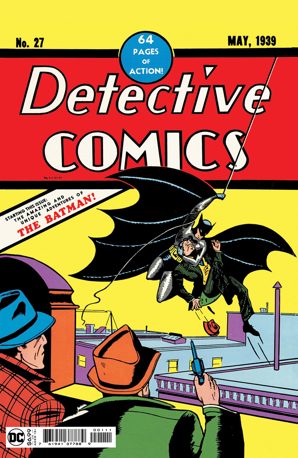 DETECTIVE COMICS #27 FACSIMILE EDITION 2022 Detective Comics DC COMICS