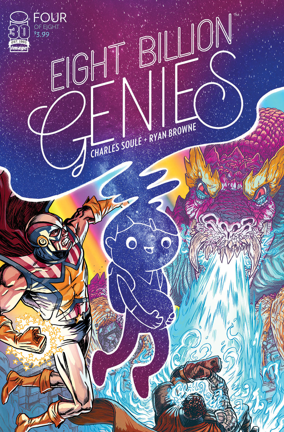 EIGHT BILLION GENIES #4 (OF 8) CVR A BROWNE (MR) 2022 Eight Billion Genies IMAGE COMICS