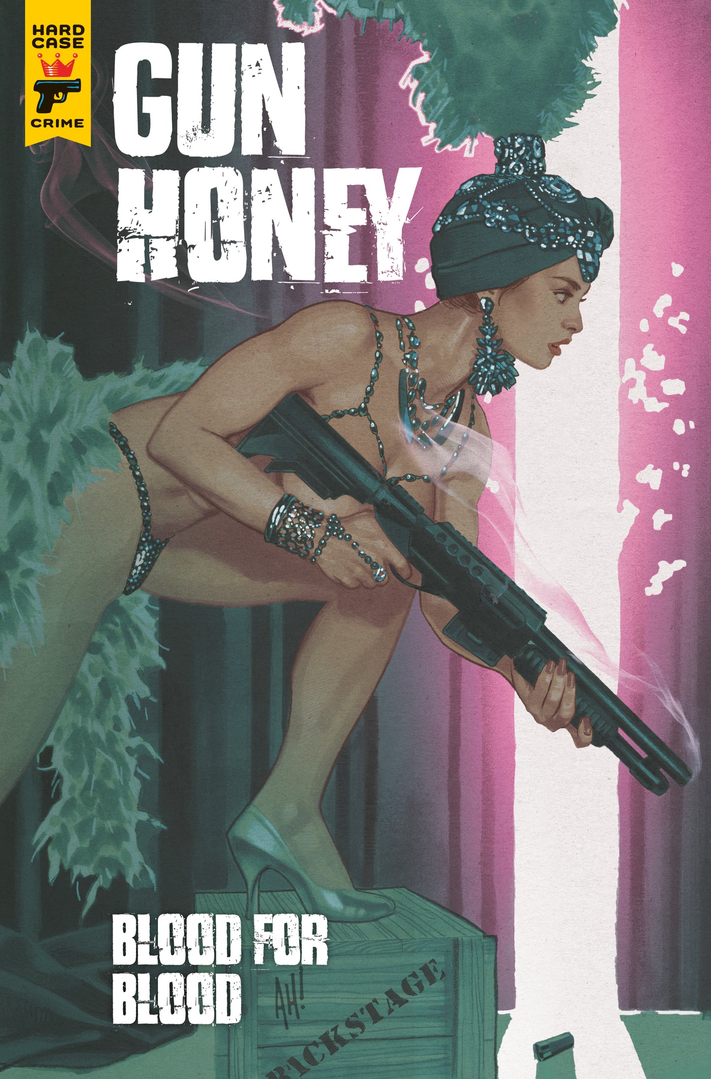 GUN HONEY BLOOD FOR BLOOD #1 CVR A HUGHES (MR) 2022 Gun Honey TITAN COMICS
