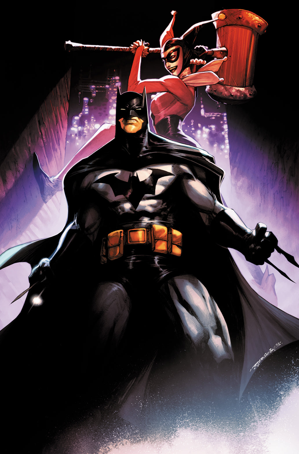 BATMAN #127 CVR D STEPHEN SEGOVIA HARLEY QUINN 30TH ANNIVERSARY CARD STOCK VARIANT 2022 comic book DC COMICS