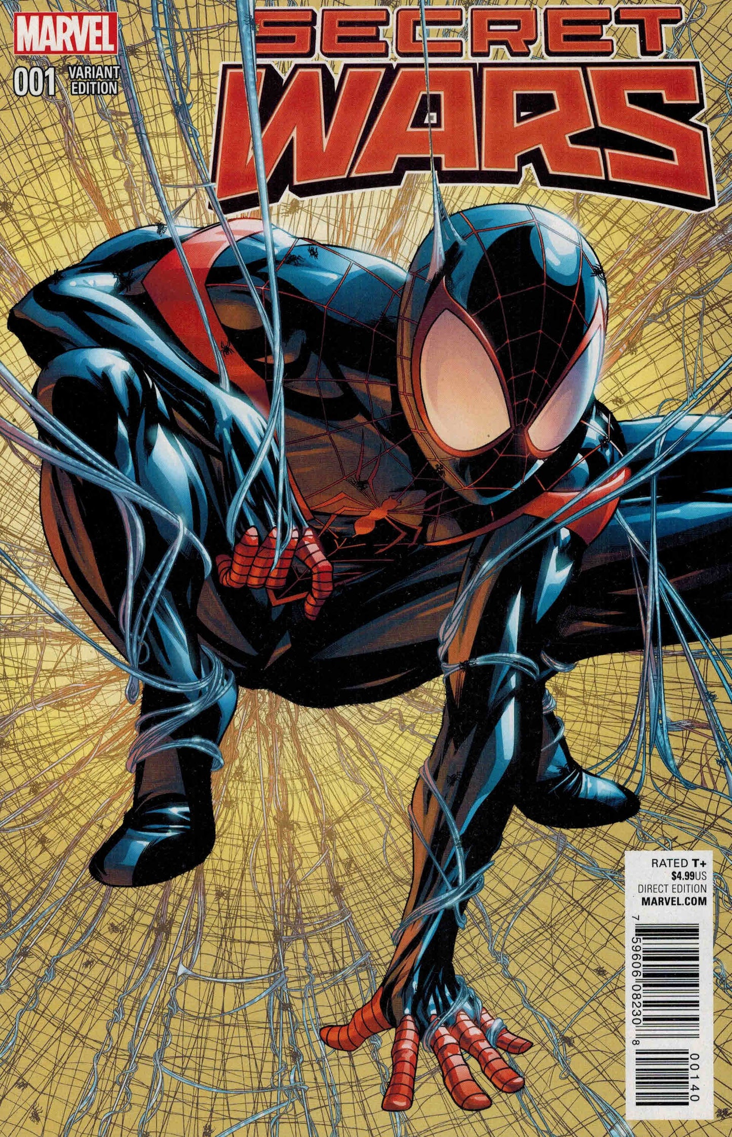 SECRET WARS #1 MCKONE SPIDER-MAN HOMAGE MILES VARIANT Secret Wars MARVEL COMICS