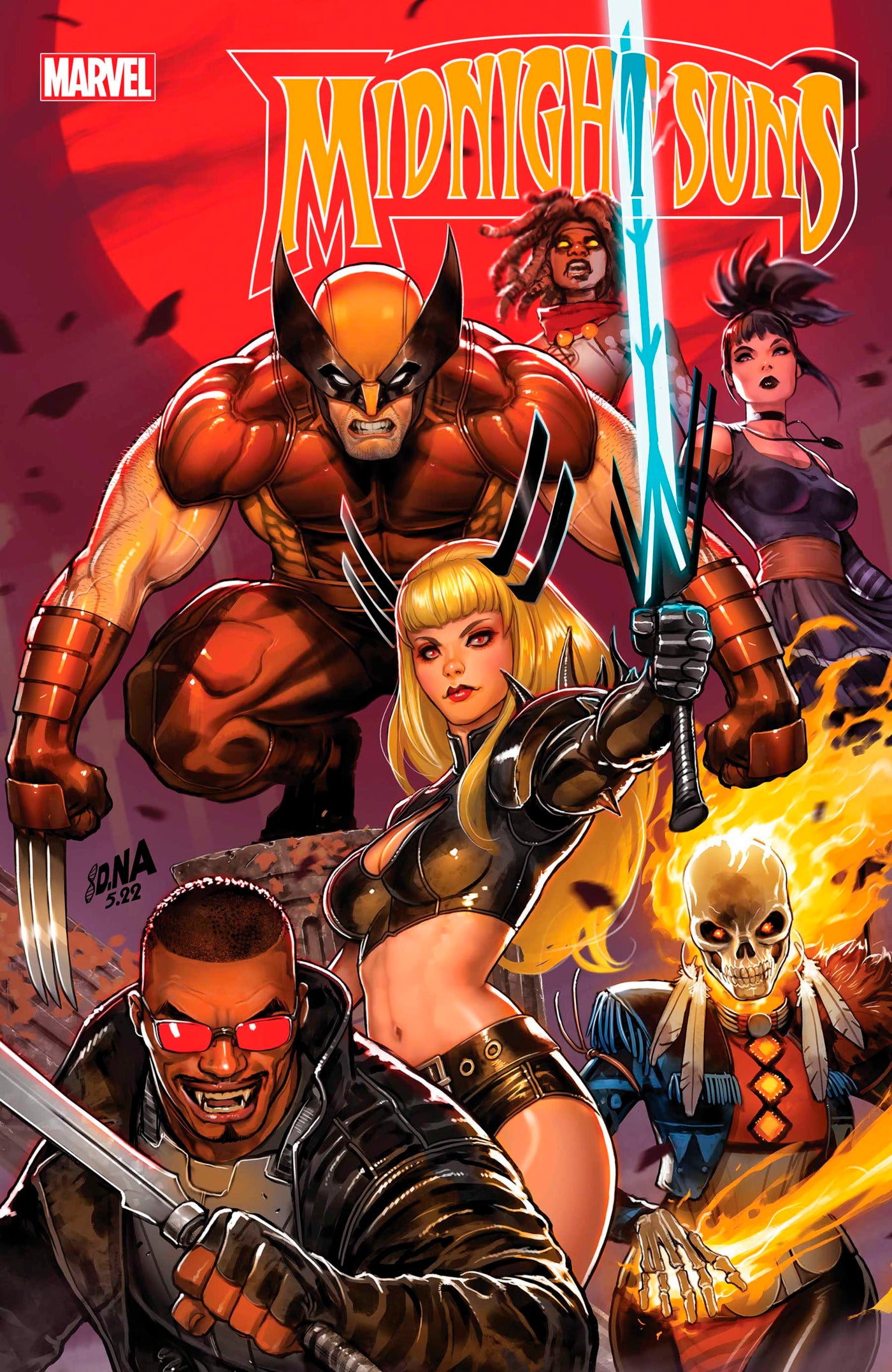 MIDNIGHT SUNS #1 (OF 5) 2022 Midnight Suns MARVEL PRH