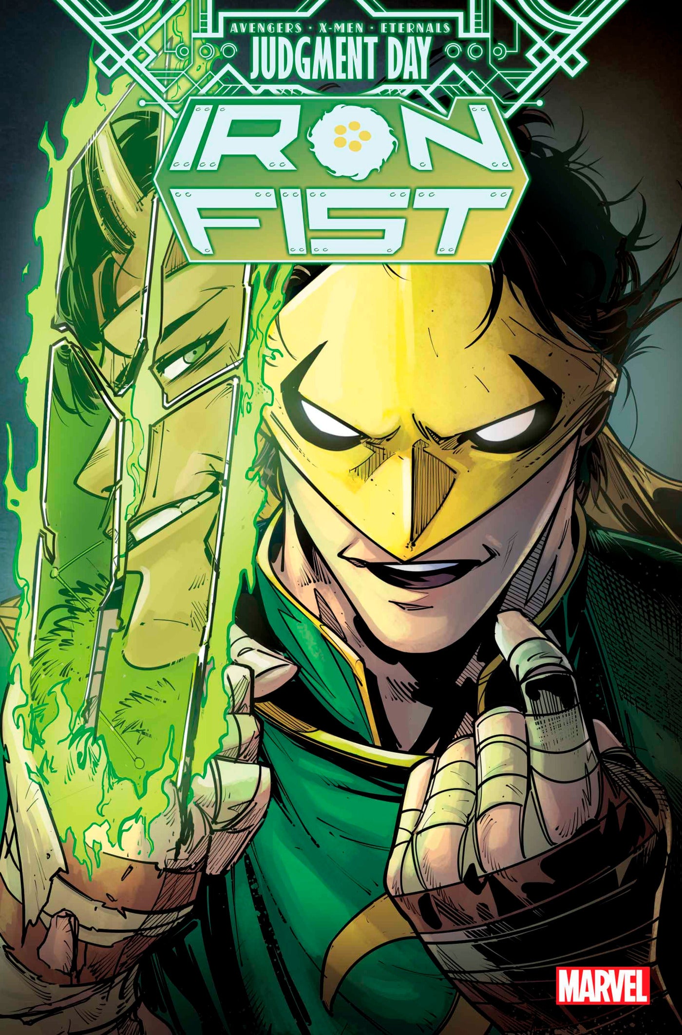 AXE IRON FIST #1 MICHAEL YG VARIANT 2022 Iron Fist MARVEL PRH