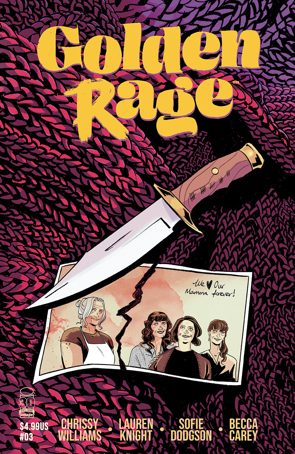 GOLDEN RAGE #3 (OF 5) CVR A KNIGHT (MR) 2022 IMAGE COMICS
