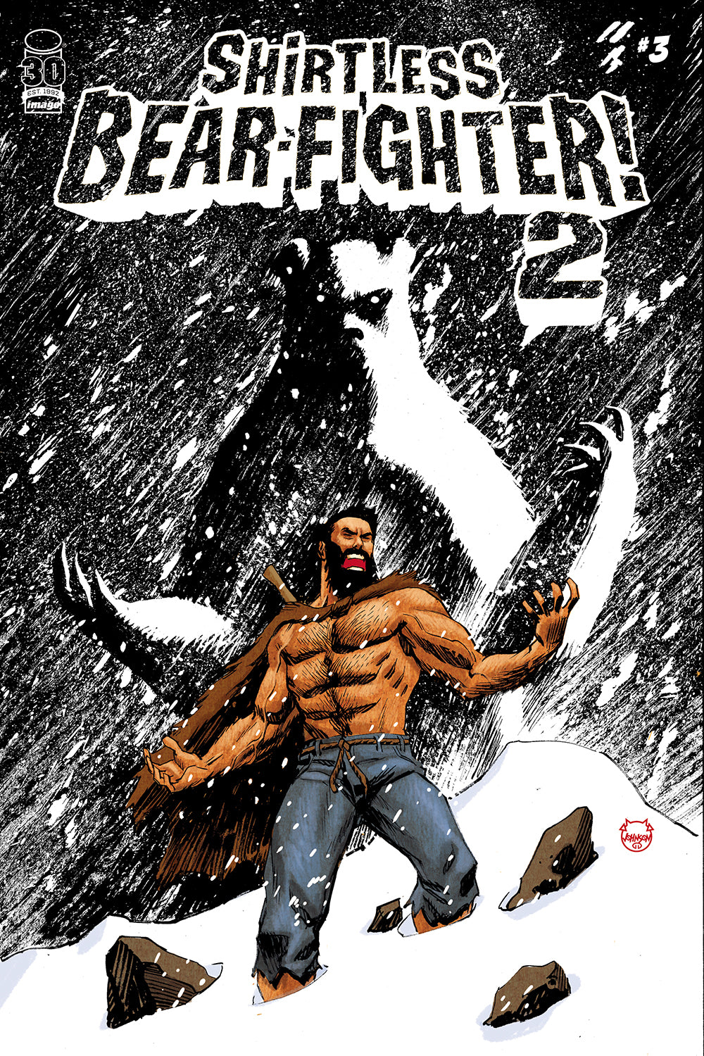 SHIRTLESS BEAR-FIGHTER 2 #3 (OF 7) CVR A JOHNSON 2022 Shirtless Bear-Fighter IMAGE COMICS