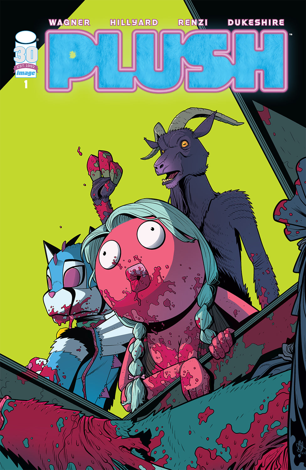 PLUSH #1 (OF 4) CVR A HILLYARD & RENZI (MR) 2022 comic book IMAGE COMICS