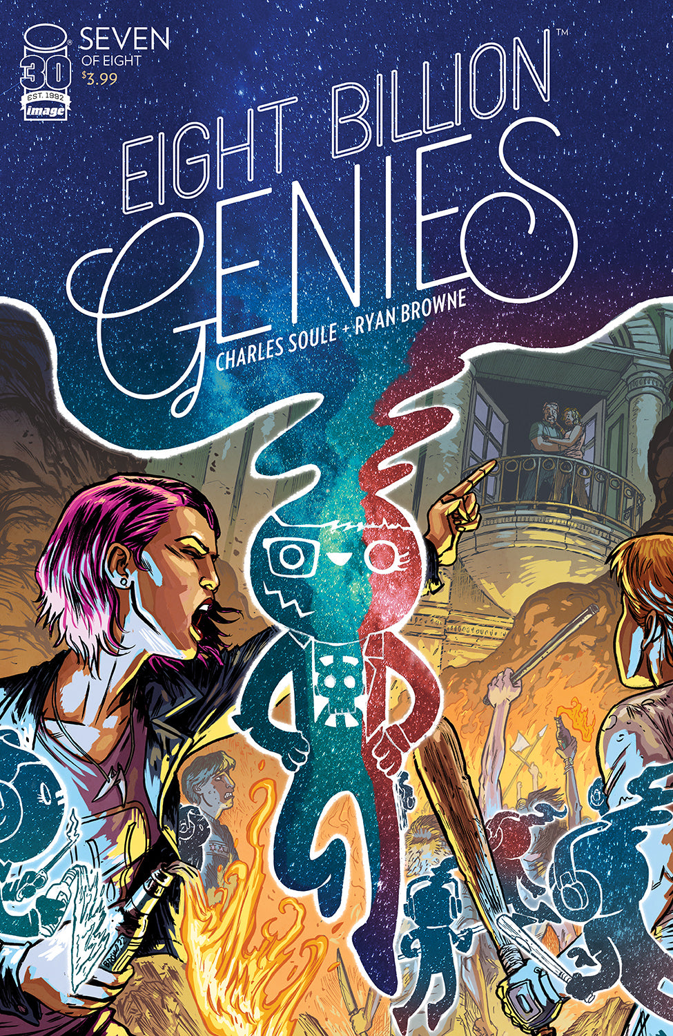 EIGHT BILLION GENIES #7 (OF 8) CVR A BROWNE (MR) 2023 Eight Billion Genies IMAGE COMICS
