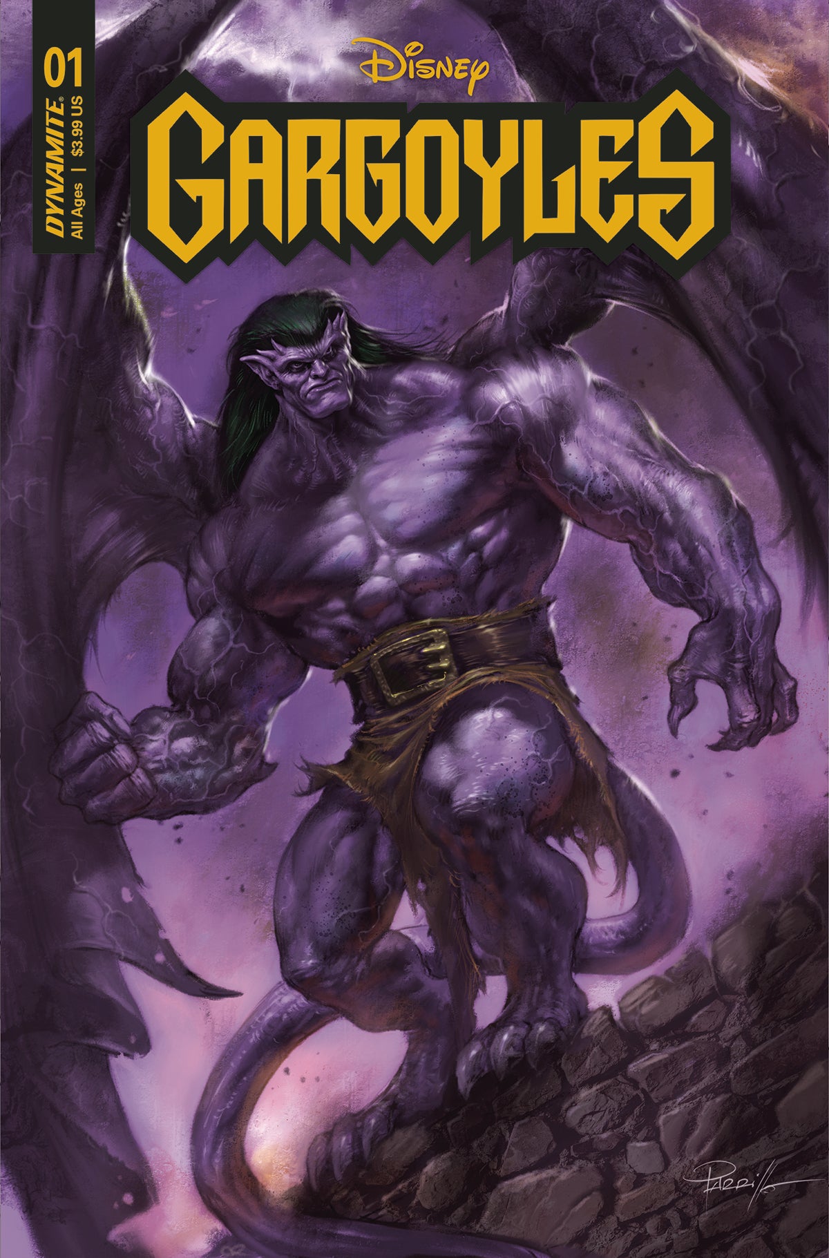 GARGOYLES #1 CVR C PARRILLO VARIANT 2022 Gargoyles DYNAMITE