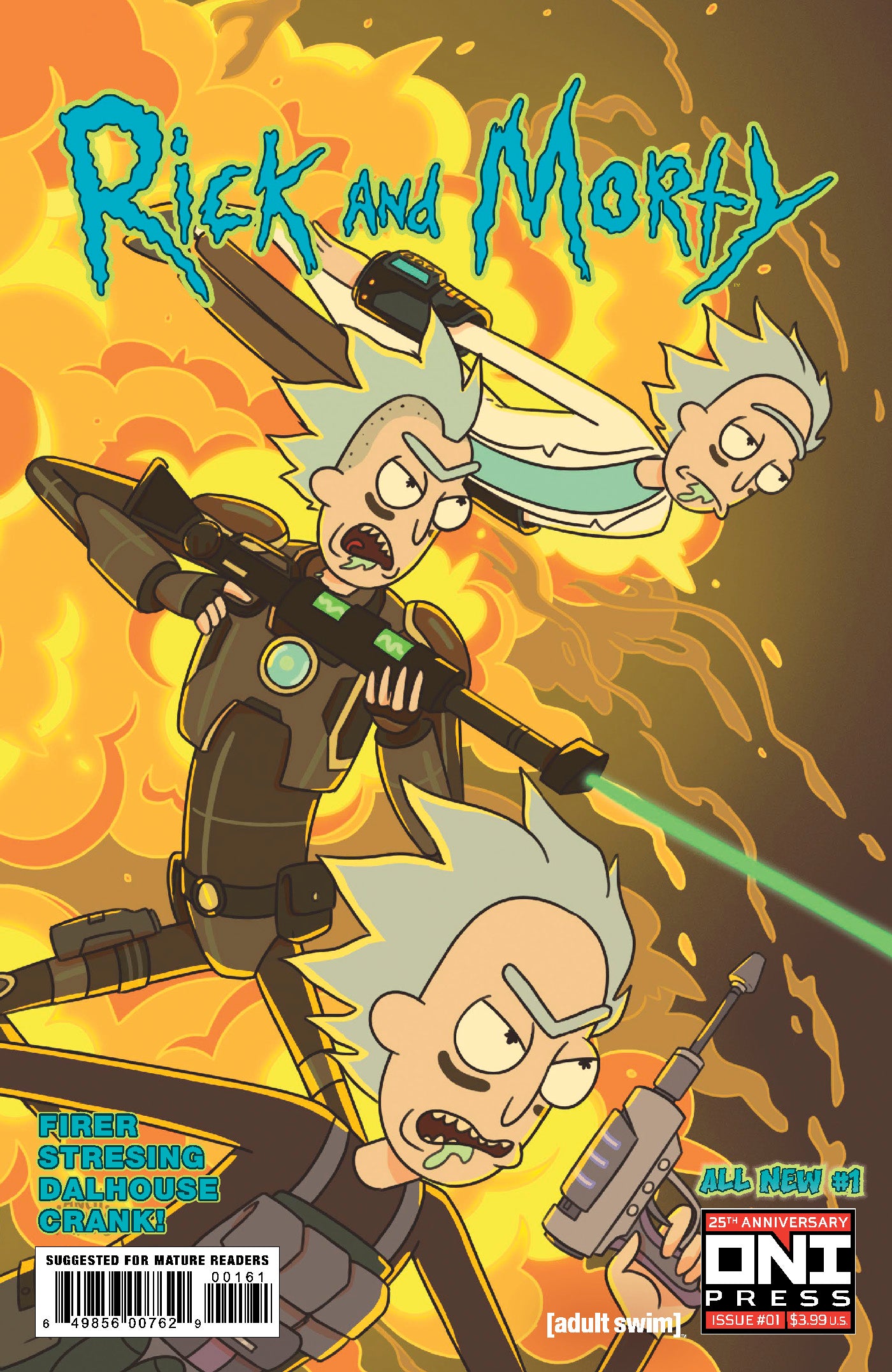 RICK AND MORTY #1 CVR F TRIZZINO (MR) 2023 Rick & Morty ONI PRESS INC.