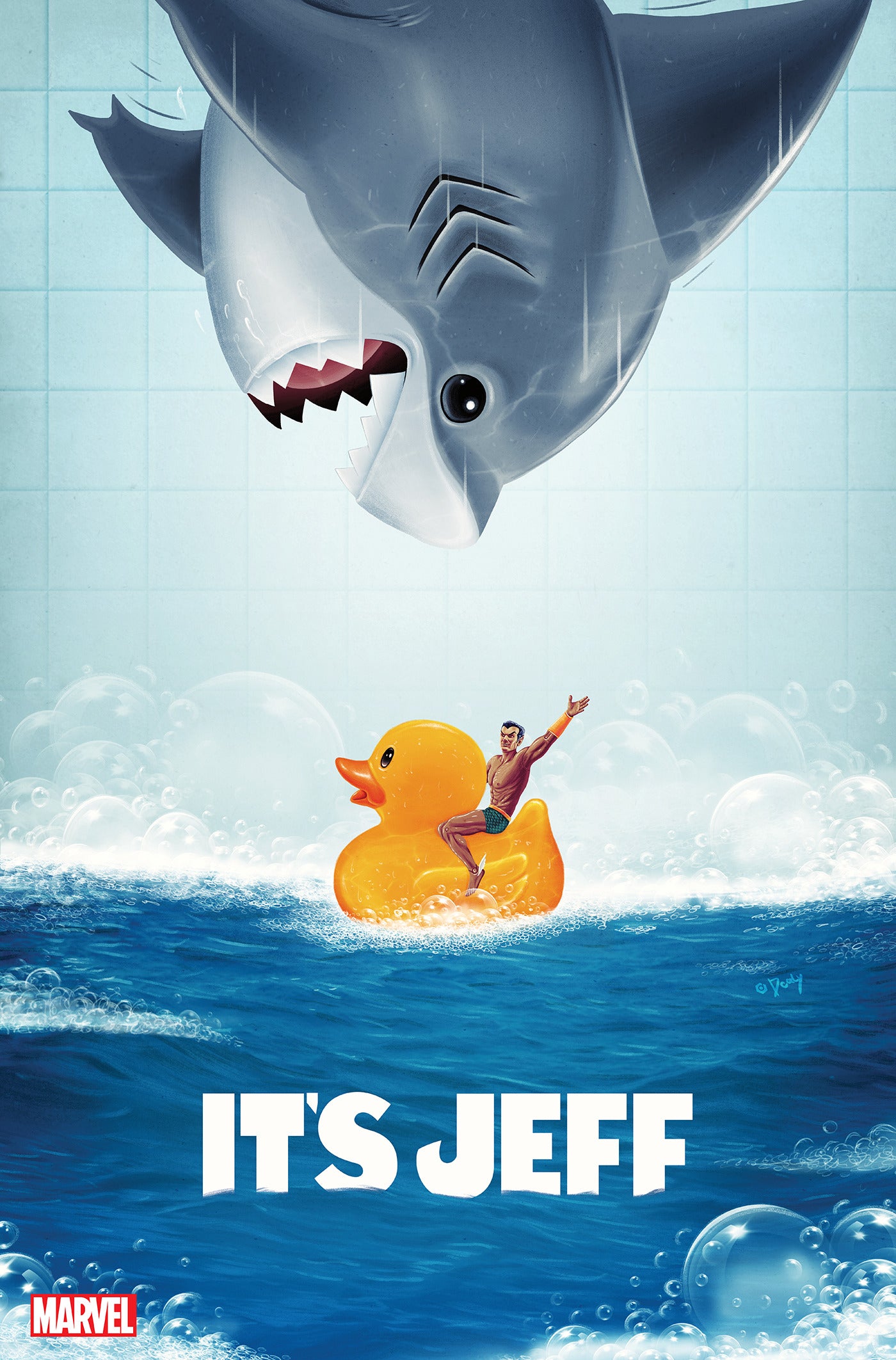 ITS JEFF #1 DOALY HOMAGE VARIANT 2023 Its Jeff MARVEL PRH