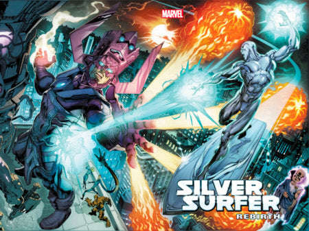 SILVER SURFER REBIRTH #1 (OF 5) CASTELLINI WRAPAROUND 1:25 VARIANT 2022 Silver Surfer MARVEL PRH