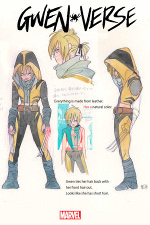 SPIDER-GWEN: GWENVERSE 2 MOMOKO 1:100 DESIGN VARIANT 2022 Spider-Gwen MARVEL PRH