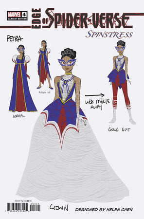 EDGE OF SPIDER-VERSE #4 (OF 5) 1:10 DESIGN CHEN VARIANT 2022 Spider-Verse MARVEL PRH