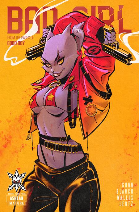 BAD GIRL PREMIUM ASHCAN CVR B SHUBINA (MR) 2023 SOURCE POINT PRESS