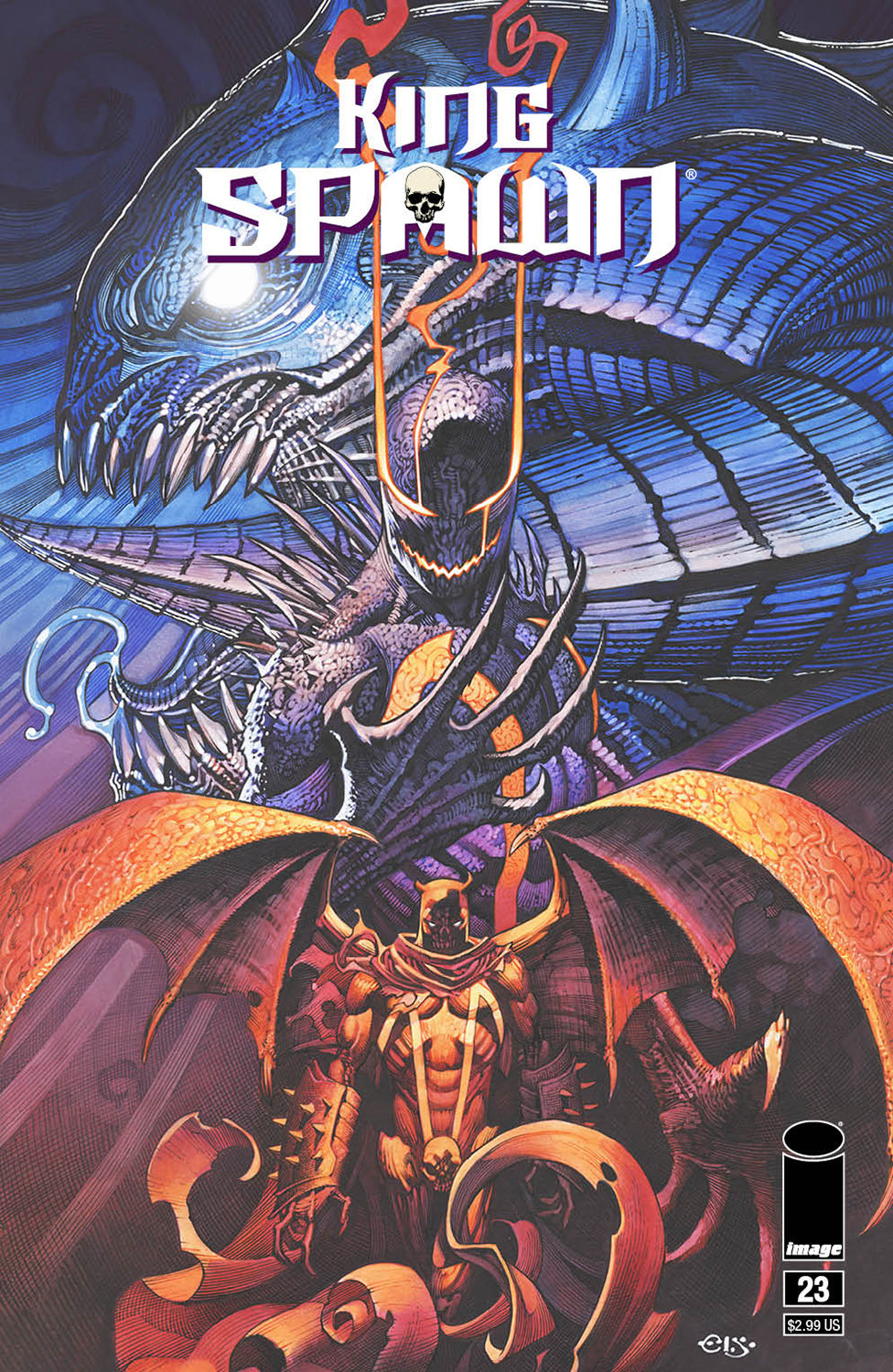 KING SPAWN #23 CVR A STEVENS 2023 Spawn IMAGE COMICS