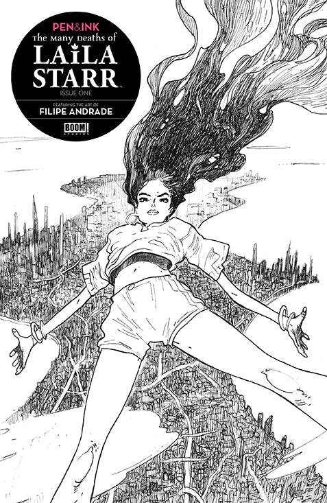 MANY DEATHS OF LAILA STARR PEN & INK #1 CVR A ANDRADE 2023 BOOM! STUDIOS