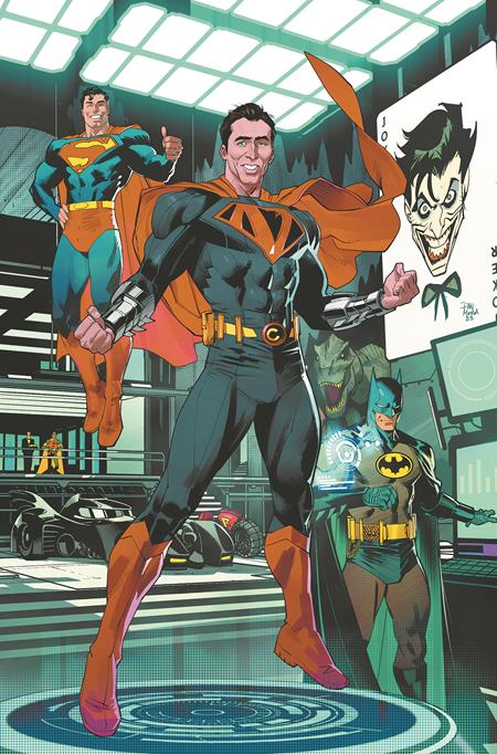 BATMAN SUPERMAN WORLDS FINEST #19 CVR C DAN MORA NICOLAS CAGE SUPER VARIANT CARD STOCK VARIANT 2023 Superman DC COMICS