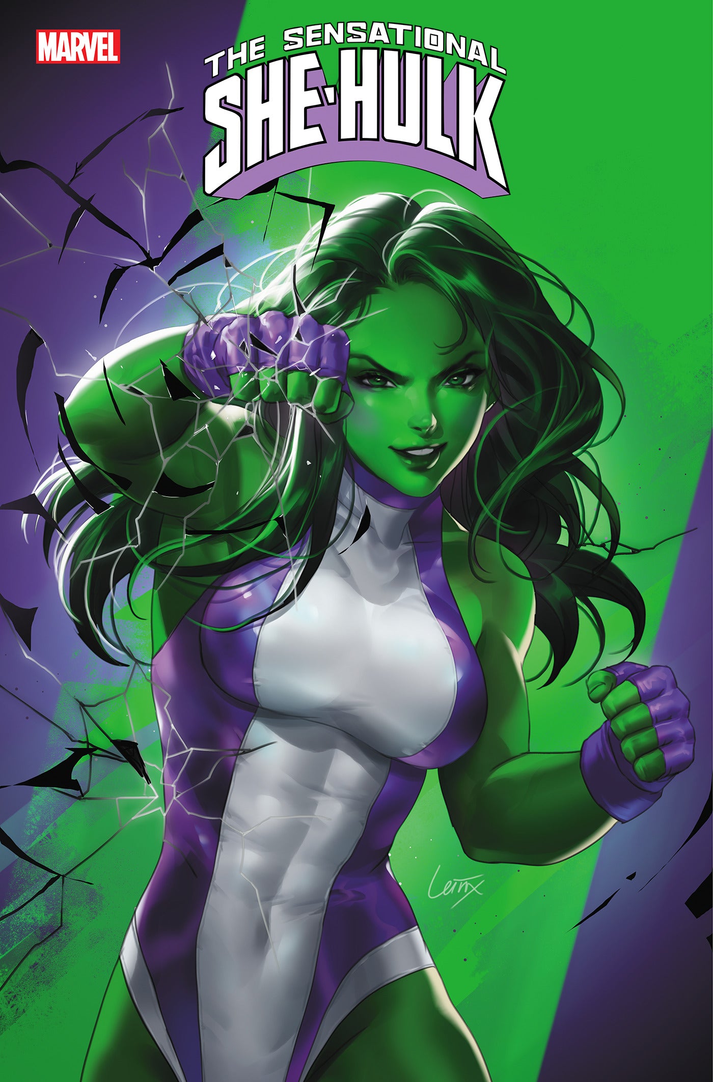SENSATIONAL SHE-HULK #1 LEIRIX SHE-HULK VARIANT 2023 She-Hulk MARVEL PRH