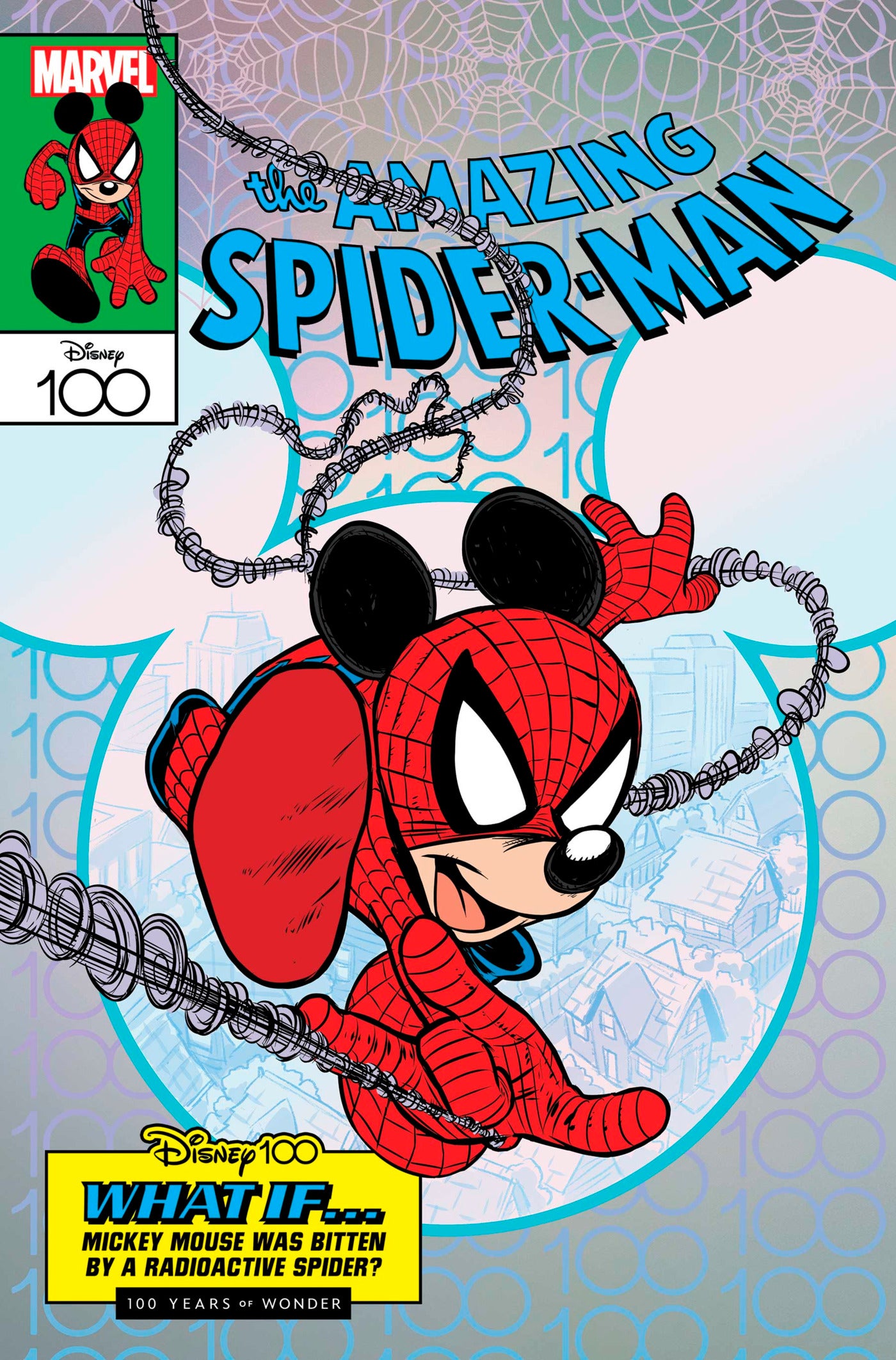 AMAZING SPIDER-MAN #35 CLAUDIO SCIARRONE DISNEY 100 VARIANT 2023 Amazing Spider-Man MARVEL PRH