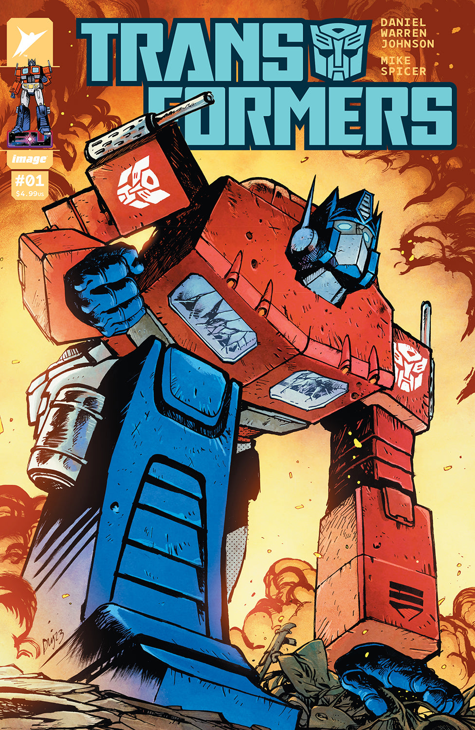 TRANSFORMERS #1 CVR A JOHNSON & SPICER 2023 Transformers IMAGE COMICS BUY-SELL