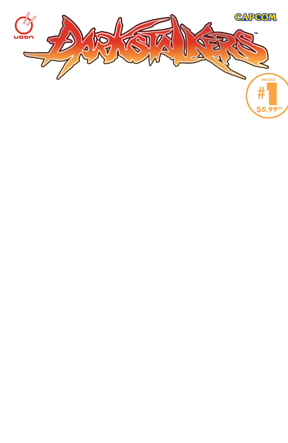 DARKSTALKERS HSIEN KO #1 CVR C BLANK SKETCH VARIANT 2023 Darkstalkers UDON ENTERTAINMENT INC