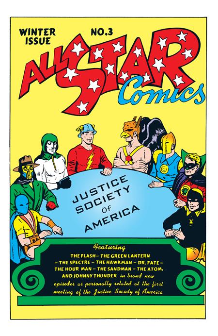 ALL-STAR COMICS #3 FACSIMILE EDITION CVR A EE HIBBARD 2023 DC COMICS