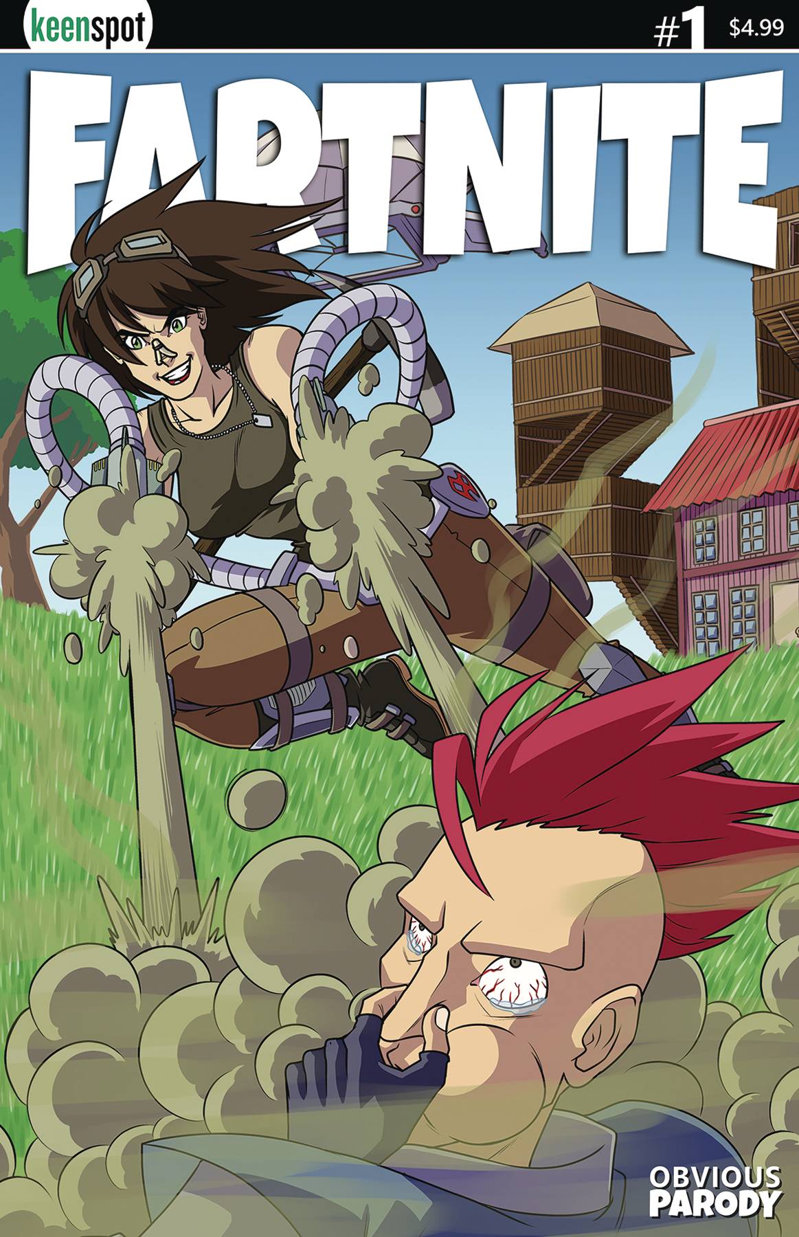 FARTNITE #1 CVR D BLOWN AWAY 2019 KEENSPOT ENTERTAINMENT