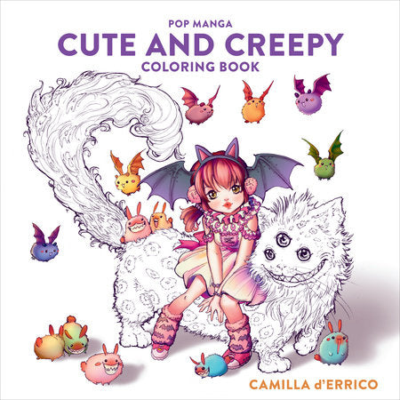 Pop Manga Cute and Creepy Coloring Book Coloring Book PRH