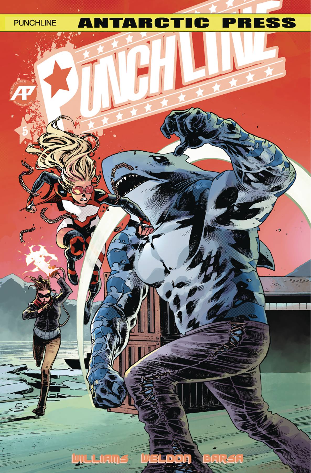02/27/2019 PUNCHLINE #5 comic book ANTARCTIC PRESS