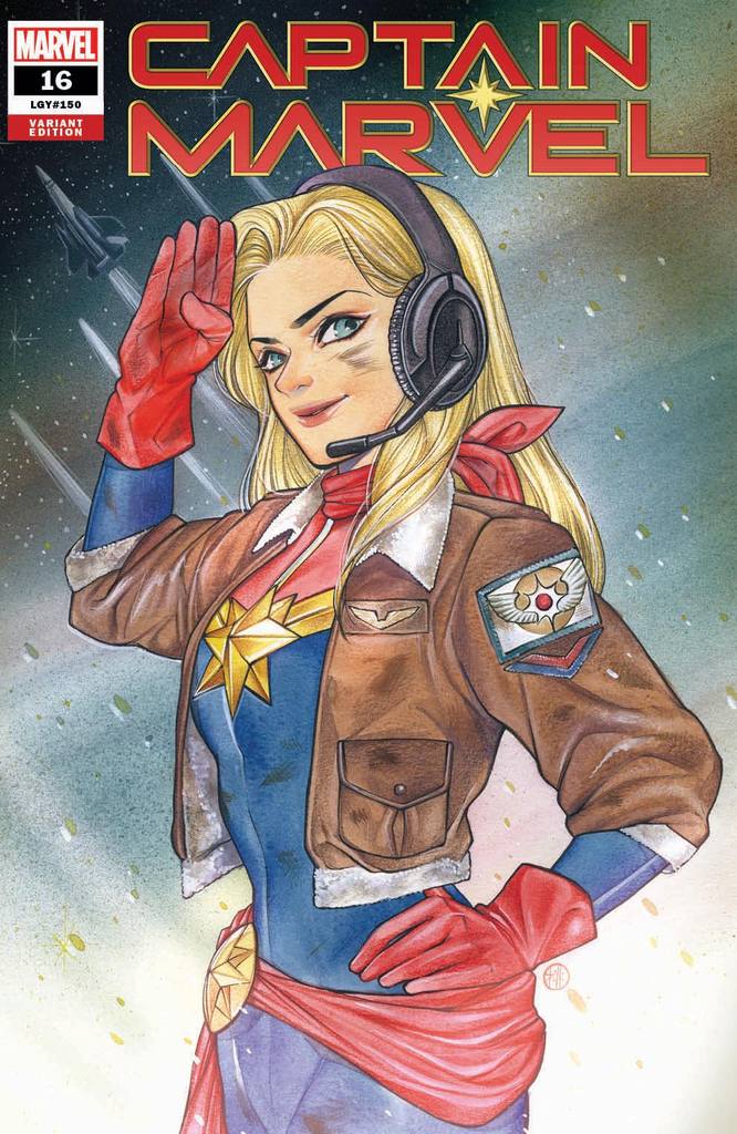 CAPTAIN MARVEL #16 PEACH MOMOKO EXCLUSIVE VARIANT 2020 Captain Marvel MARVEL COMICS