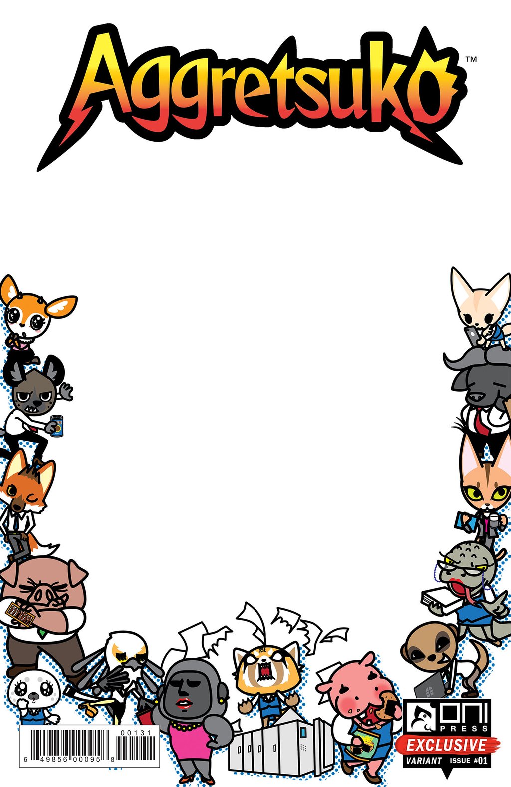 AGGRETSUKO #1 BLANK CONVENTION EXCLUSIVE VARIANT 2020 Aggretsuko ONI PRESS INC.