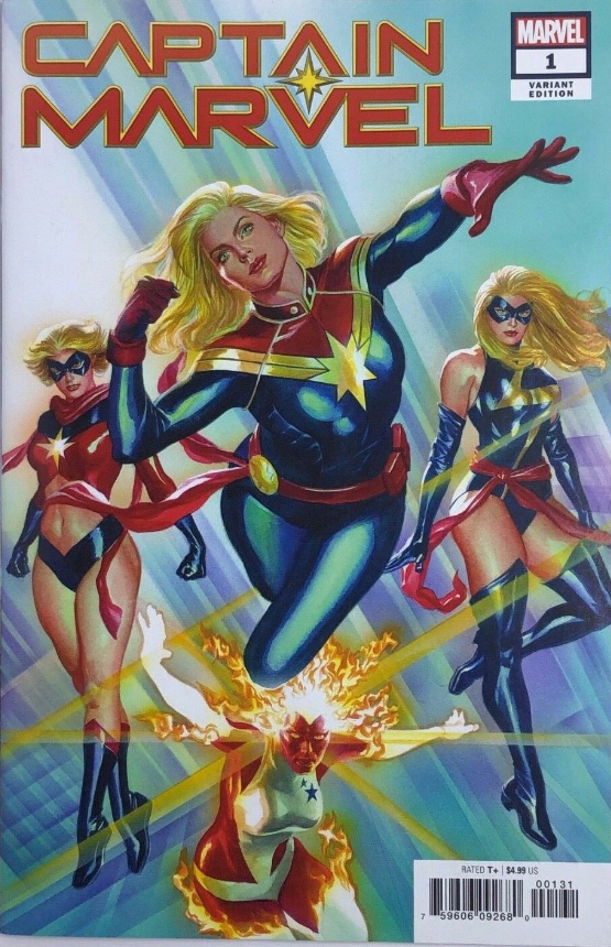 CAPTAIN MARVEL #1 ALEX ROSS 1:50 VARIANT 2019 Captain Marvel MARVEL COMICS